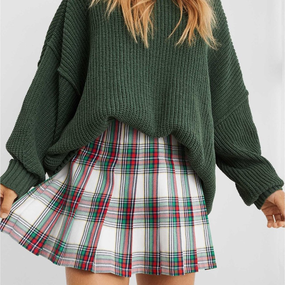 NWT Aerie Eagle Plaid skirt